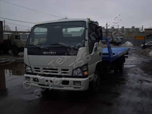 Автоэвакуатор со сдвижной платформой 3,5 тонны на базе ISUZU NQR 75 P / R NPR 75 LK / LL